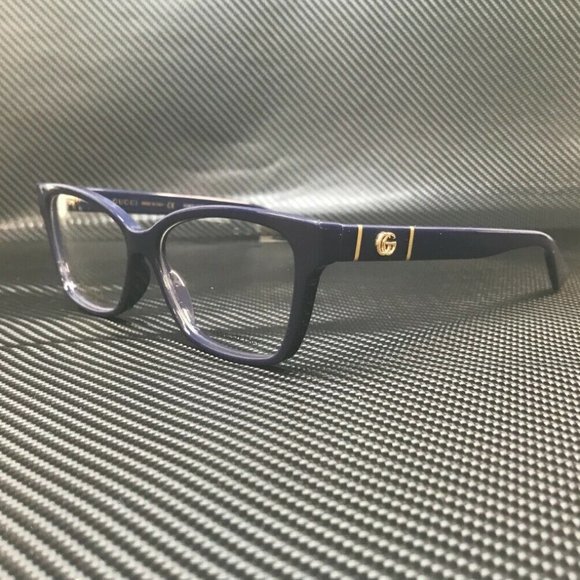 Gucci Cat Eye Blue Ladies Eyeglasses - Picture 1 of 5